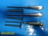 SKLAR 8X  Cardiothoracic Surgery Hurwitz Trocar W/ 12X Slotted Sleeves