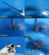 PILLING Rigid Bronchoscope Set W/ Eder 8331000 Optical Telescope Head ~ Bronchoscope