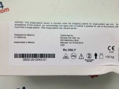 MASIMO 12907/3328G-1106 30kg adult SpO2 SPO2 Probe