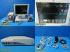 GE Solar 8000i Patient Monitoring System W/ Multiparameter Module & Leads ~ Monitor