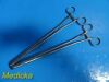COOPER SURGICAL 2X  Zeppelin Z16078GYL Angled Vaginal Hysterectomy Clamps