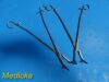 COOPER SURGICAL 2X  Zeppelin Z16078GYL Angled Vaginal Hysterectomy Clamps