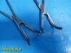 COOPER SURGICAL 2X  Zeppelin Z16078GYL Angled Vaginal Hysterectomy Clamps