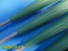 ELMED 7X  Surg. 5593 & 5592 Fully Coated Electrocautery Barnhill Curettes