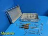 BIOMEDICAL ENTERPRISES INC. Depuy Ace BME OSStaple & OSSplate Orthopedic Instruments Set W/ Case