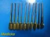 ZIMMER Lot of 11 Biomet W. Lorenz Microfixation Assorted Burrs / Plates