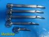 HEINE 10X  Assorted Fiber Optic LARYNGOSCOPE Blades (Miller & Mac) ~ Laryngoscope