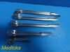 HEINE 10X  Assorted Fiber Optic LARYNGOSCOPE Blades (Miller & Mac) ~ Laryngoscope
