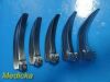 HEINE 10X  Assorted Fiber Optic LARYNGOSCOPE Blades (Miller & Mac) ~ Laryngoscope