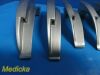 TELEFLEX MEDICAL 9X Teleflex Rusch Emerlad Assorted MAC Fiber Optic Laryngoscope Blades ~ Laryngoscope