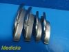 TELEFLEX MEDICAL 4X Teleflex Rusch Snaplight Fiber Optic Macintosh Laryngoscope Blades ~ Laryngoscope
