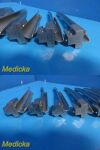 MERCURY MEDICAL 16X  UPSHER Assorted Fiber Optic Miller Laryngoscope Blades/ Laryngoscope