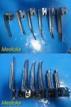 Foregger,Rusch,Hull,Drager Mercury Mac/Mil Laryngoscope Blades W/ Handles ~ Laryngoscope