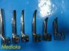 Foregger,Rusch,Hull,Drager Mercury Mac/Mil Laryngoscope Blades W/ Handles ~ Laryngoscope