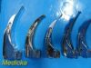 Foregger,Rusch,Hull,Drager Mercury Mac/Mil Laryngoscope Blades W/ Handles ~ Laryngoscope