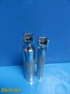 Foregger,Rusch,Hull,Drager Mercury Mac/Mil Laryngoscope Blades W/ Handles ~ Laryngoscope