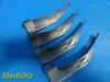 PILLING 18X  DUPACO WA Armstrong Standard Laryngoscope Blades W/ Handles~ Laryngoscope