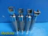 PILLING 18X  DUPACO WA Armstrong Standard Laryngoscope Blades W/ Handles~ Laryngoscope