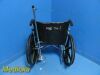 MEDLINE Excel Recliner Wheelchair W/ Cylinder Mount 15-3/4