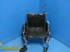 MEDLINE Excel Recliner Wheelchair W/ Cylinder Mount 15-3/4