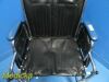 MEDLINE Excel Recliner Wheelchair W/ Cylinder Mount 15-3/4