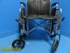 MEDLINE Excel Recliner Wheelchair W/ Cylinder Mount 15-3/4