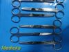 SYMMETRY SURGICAL 12X  Pakistan Konig Assorted Operating Scissors, Sharp/Blunt