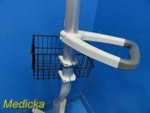 GCX Polymount Nihon Kohden (BSM-2354A) Patient Monitor Stand W/ Basket Monitor Stand