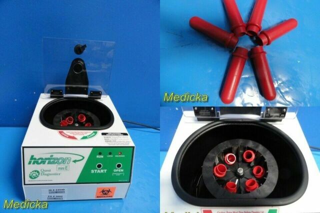 QUEST Diagnostic 642E Table-top , W/ 100mm Red Inserts ~ 24540 Centrifuge