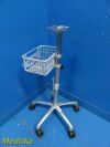 GE Dash 3000 Patient Monitor Height Adjustable Mobile Stand W/ Basket