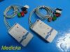 DRAEGER 2013  7865624 Tele Transmitters W/ 74993838 ECG Leads, 608-614 MHz EKG