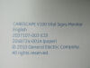 GE Carescape V 100 2048724-001A Operator's Manual
