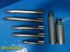 Rusch GreenspecX FiberOptic Handles W/ Greenspec MiL3-1 Laryngo Blades