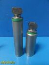 Rusch GreenspecX FiberOptic Handles W/ Greenspec MiL3-1 Laryngo Blades