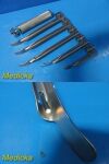 RUSCH Snaplight MiL4,MiL2,MiL1 Assorted F/O Blades W/ Greenspec F/O Handle~ Laryngoscope