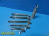 RUSCH Snaplight MiL4,MiL2,MiL1 Assorted F/O Blades W/ Greenspec F/O Handle~ Laryngoscope