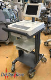 BURDICK Spacelabs Eclipse Plus ECG Machine w Clips and Leads on Cart EKG