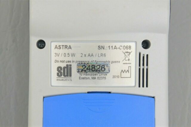 SDI DIAGNOSTICS Astra 300 Multi-Functional Touchscreen Spirometer 29-5300 w/ Case - 114081 Spirometer