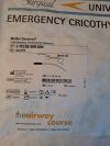 COOK G32193 EMERGENCY CRICOTHYROTOMY CATHETER SET