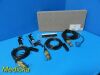 GE Navigation System Receiver Sensor, Transmitter Cable & Parts W/ Case Surgical Navigation System