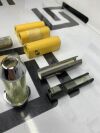 Lot of Syringe Shields misc. Brands including Biodex  Also, Replacement Lead Glass Syringe Shields
