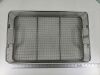 Stainless Steel Sterilization Tray with handles 21 x 13 1/2 x 3 1/2 Heavy Gauge Mesh Surgical Cases