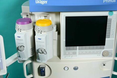 DRÄGER Primus Fahrbarer Anästhesie-Arbeitsplatz mit E-Vent Plus,  elektronischer