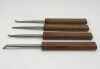 V. MUELLER VM84-3835,  VM84-3831, VM84-3833, VM84-3837 Bone Tamp Serpent Bone Set of 4