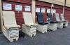 Pediatric Exam Table Clinton Jungle Scene w Original Gray Upholstery Exam Table