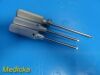 ZIMMER Lot of 10  Depuy Assorted Screw Drivers W/ Handles