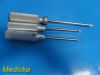 ZIMMER Lot of 10  Depuy Assorted Screw Drivers W/ Handles