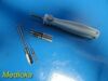 Wright Zimmer Assorted Drill bits/Punches W/ Handle