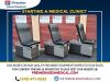 Triton TRT-550 4 pc PT Table Power Base with new Navy Blue Upholstery Chiropractic Table