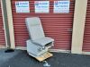 UMF Power Exam Table 5080 Power Base, Manual Back, New Graphite Upholstery Exam Table